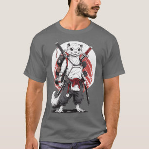 Ninja Samurai Anime Frett Manga Krieger Junge T-Shirt