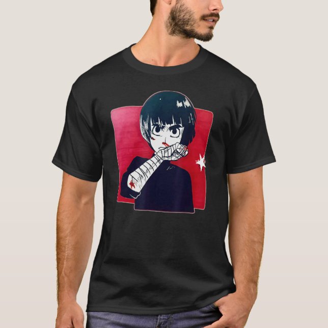 Ninja Samurai Fighter Training Hard Boxing Typ Boy T-Shirt (Vorderseite)