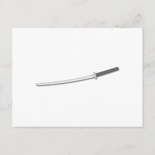 Ninja Samurai Sword Postkarte
