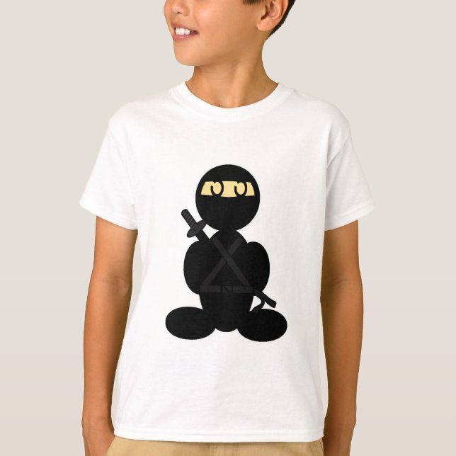 Ninja (schlicht) T-Shirt (Vorderseite)