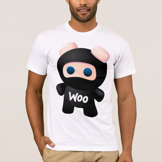 Ninja Shirt (Männer angepasst) (Vorderseite)