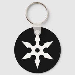 Ninja Shuriken Ideologie Schlüsselanhänger