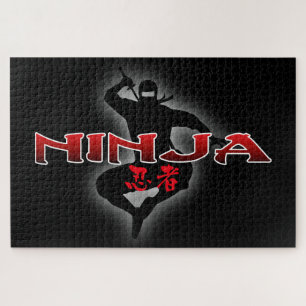 Ninja Silhouette Puzzle