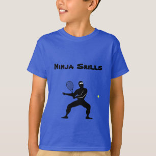 Ninja Skills Tennis Player Kinder T-Shirt
