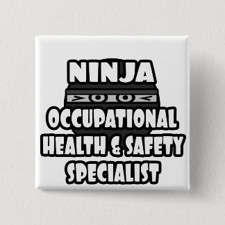 Ninja Spezialist für Arbeitsschutz und Sicherheit Button