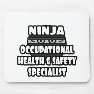 Ninja Spezialist für Arbeitsschutz und Sicherheit Mousepad