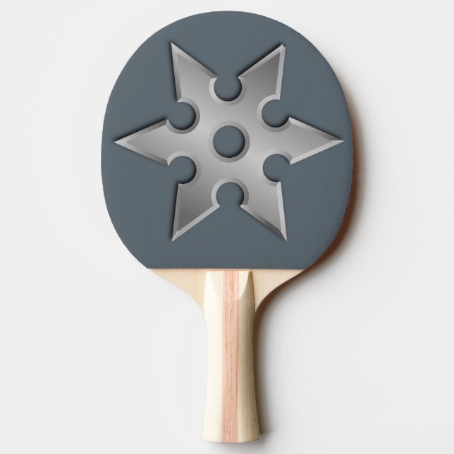 Ninja Star Ping Pong Paddle Tischtennis Schläger (Rückseite)