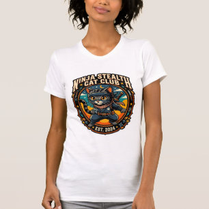 Ninja-Stealth-Katze Katzenmutter-Geschenkidee - Ni T-Shirt