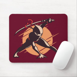 Ninja Super Warrior - Kids Cartoon Design Mousepad