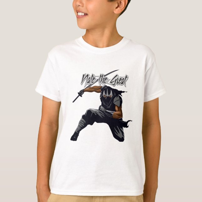 Ninja T - Shirt für Jungen. Großartiges Geburtstag (Vorderseite)