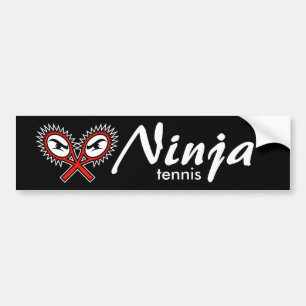 Ninja Tennis Autoaufkleber