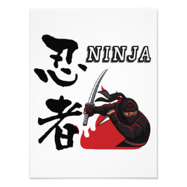 Ninja - Time to go to battle- Fotodruck