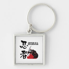 Ninja - Time to go to battle- Schlüsselanhänger