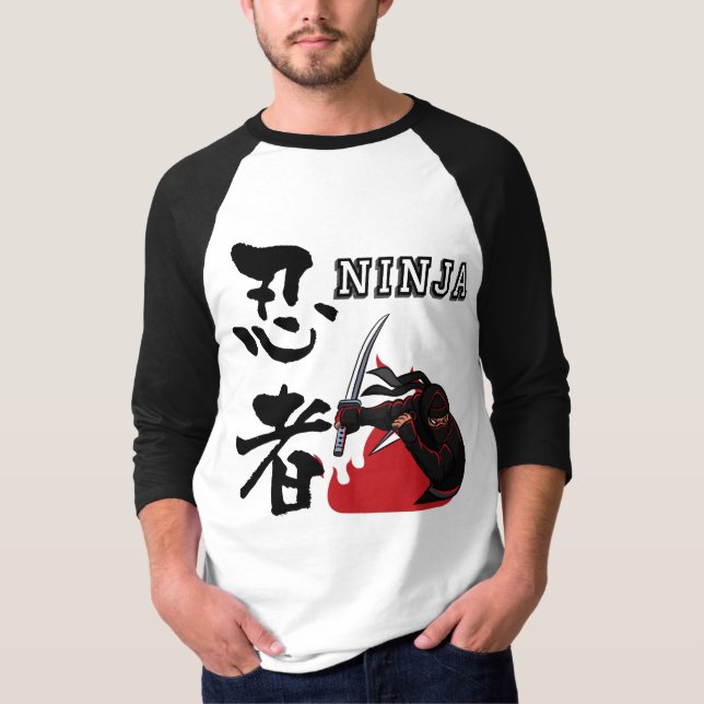 Ninja - Time to go to battle- T-Shirt (Vorderseite)