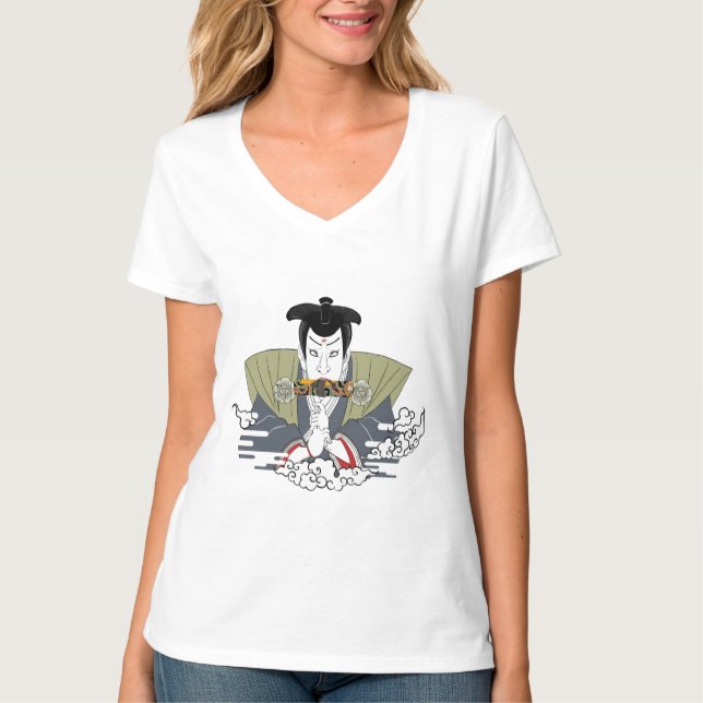 Ninja Ukiyo-e Art T-Shirt (Vorderseite)