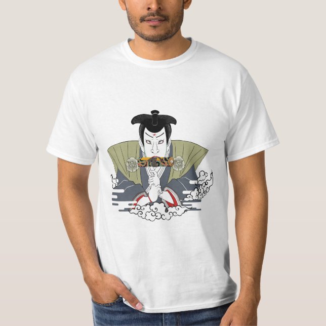 Ninja Ukiyo-e Art T-Shirt (Vorderseite)