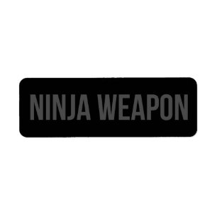 Ninja Waffen-Aufkleber