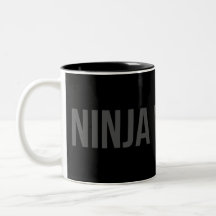 Ninja Waffen-Kaffee-Tasse
