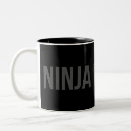 Ninja-Waffen-Kaffeetasse Zweifarbige Tasse