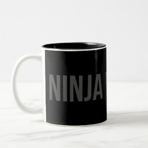 Ninja-Waffen-Kaffeetasse Zweifarbige Tasse
