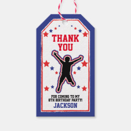 Ninja Warrior Boys Birthday Geschenkanhänger