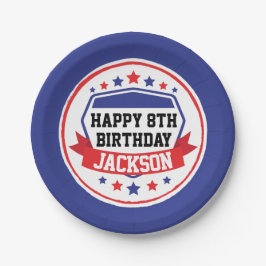 Ninja Warrior Boys Party Pappteller