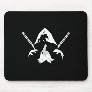 Ninja Warrior Bushido Samurai Sword Fighter Martia Mousepad