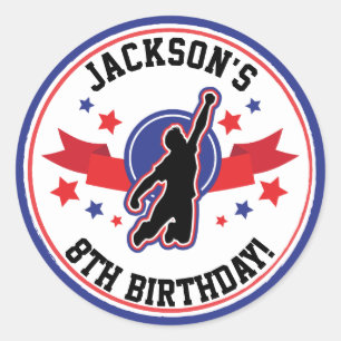 Ninja Warrior Circle / Round Stickers