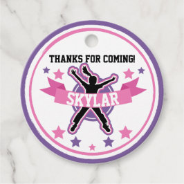 Ninja Warrior Girl 2" Circles Geschenkanhänger