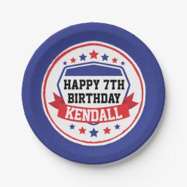 Ninja Warrior Girls Party Pappteller