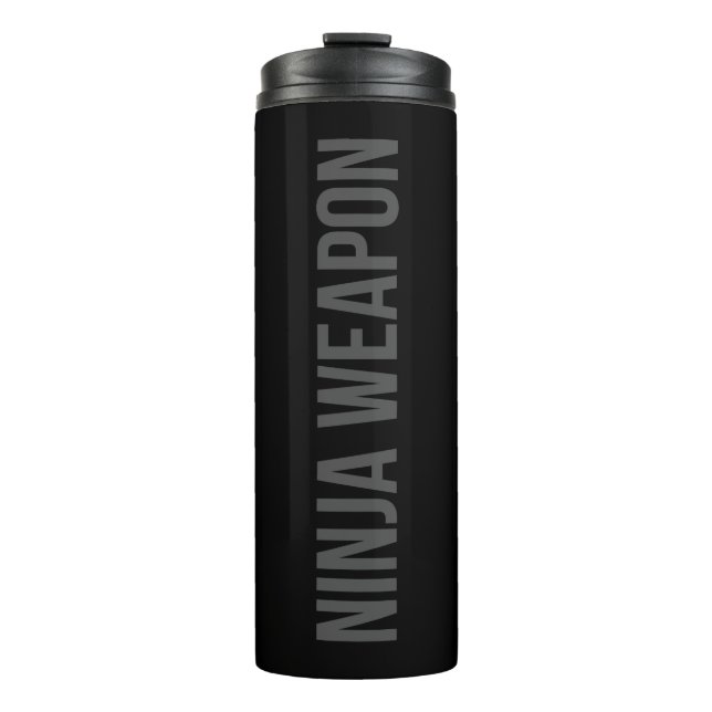 Ninja Weapon Thermal Bottle Thermosbecher (Vorderseite)