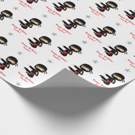 Ninja Wrapping Paper Boy Personalisiert Red Black Geschenkpapier