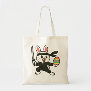 Ninja-Zeichentrick-Osterhase/Kaninchen Tragetasche