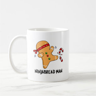 Ninjabread Man Funny Gingerbread Pun Kaffeetasse