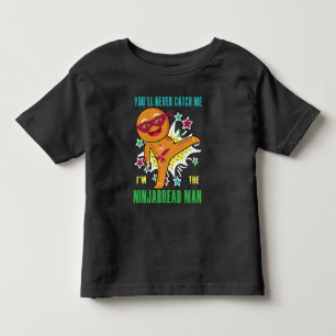 Ninjabread Man wird mich nie fangen Kleinkind T-shirt