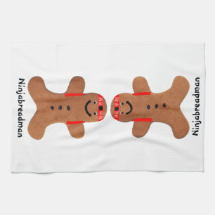 Ninjabreadman biscuit (Cookie) Geschirrtuch