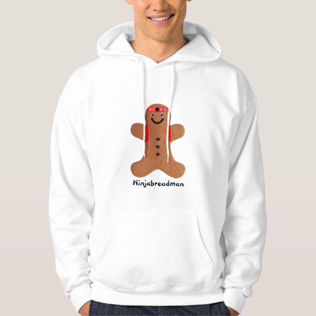 Ninjabreadman biscuit (Cookie) Hoodie (Vorderseite)