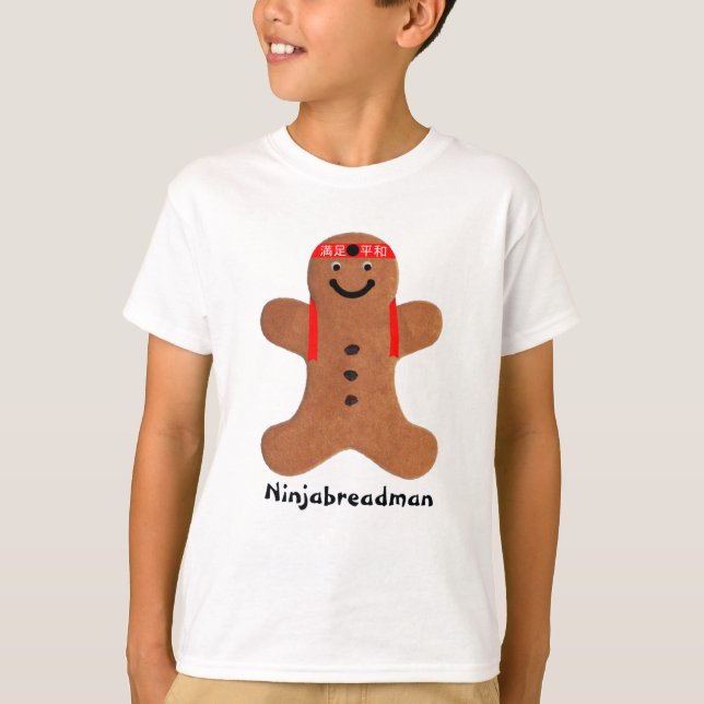 Ninjabreadman biscuit (Cookie) T-Shirt (Vorderseite)