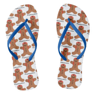Ninjabreadman Biscuit Flip Flops