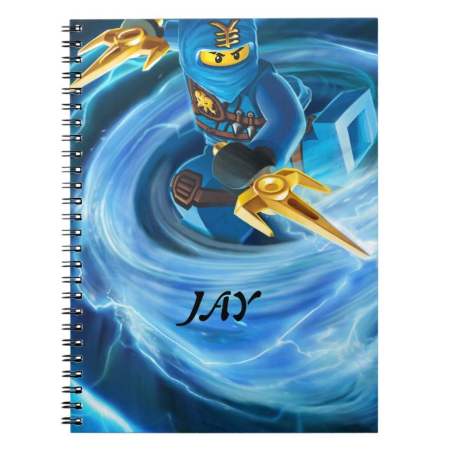 Ninjago Jay Notizblock (Vorderseite)