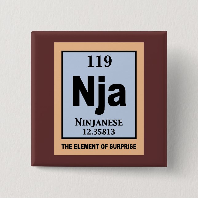 Ninjanese Button (Vorderseite)