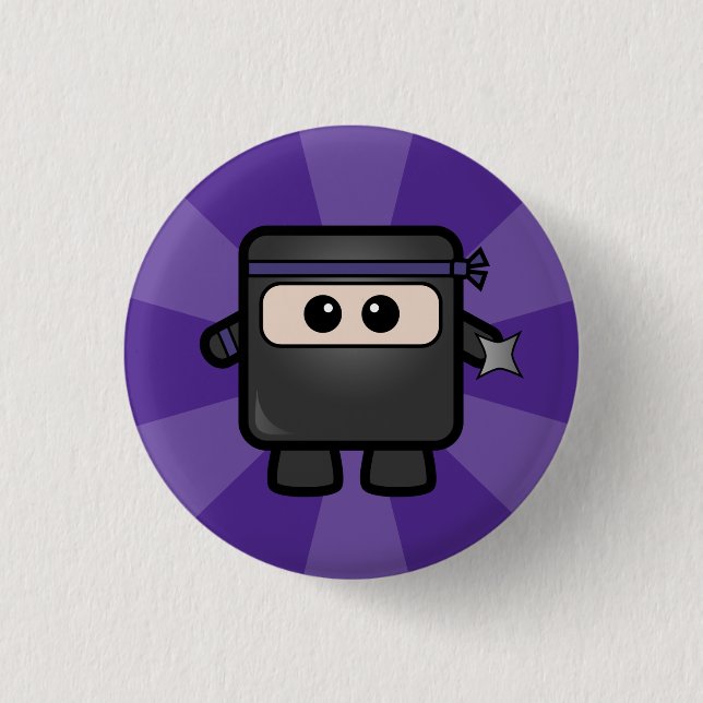 Ninjas gegen Piraten Button (Vorderseite)