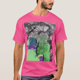 Ninjas Graffik der Engel des FAHRERHAUSES Rosa T-Shirt