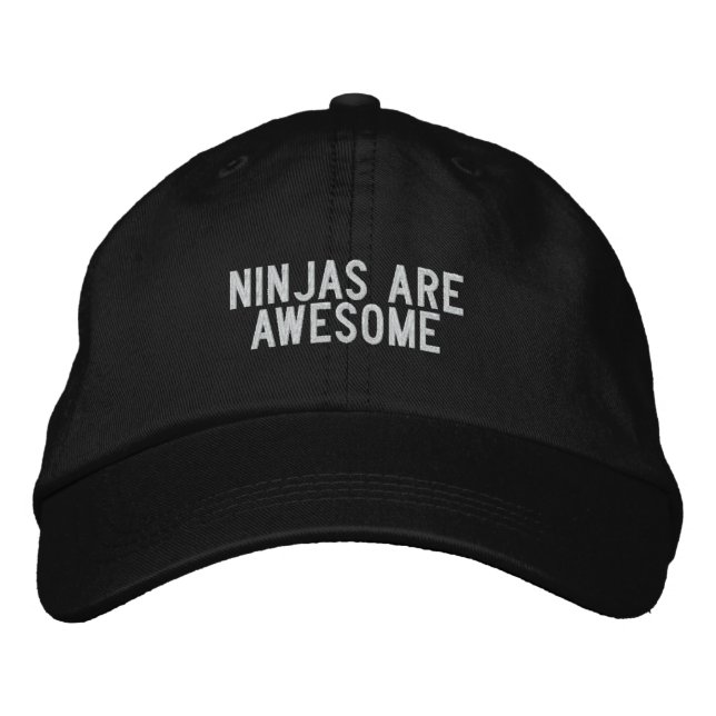 Ninjas sind phantastisch bestickte kappe (Vorderseite)