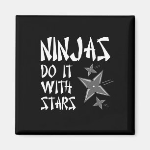 Ninjas tun es mit Sternen Magnet