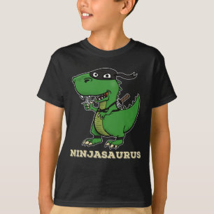 Ninjasaurus - Funny Ninja Dinosaur T Rex For Boys  T-Shirt