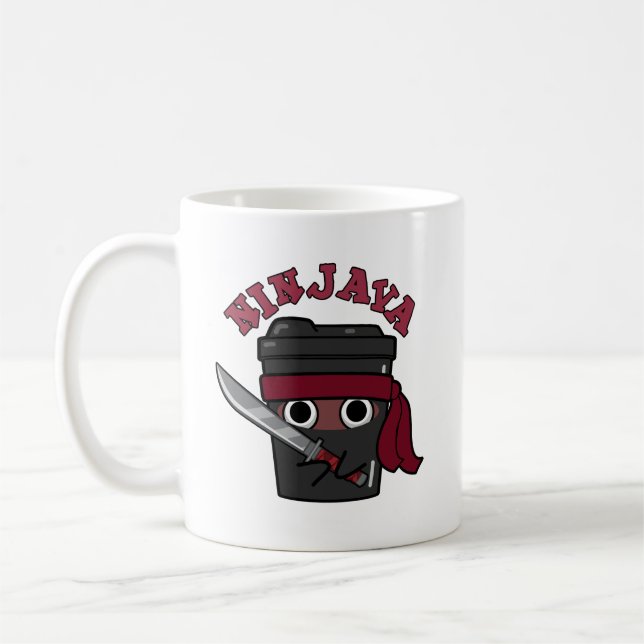 Ninjava Funny Ninja Java Kaffee Pub Kaffeetasse (Links)