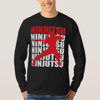 Ninjutsu langes Hülsen-T-Shirt T-Shirt
