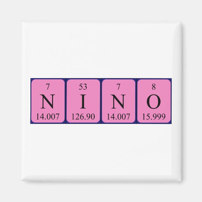 Nino Periodenmagnet Magnet (Vorne)