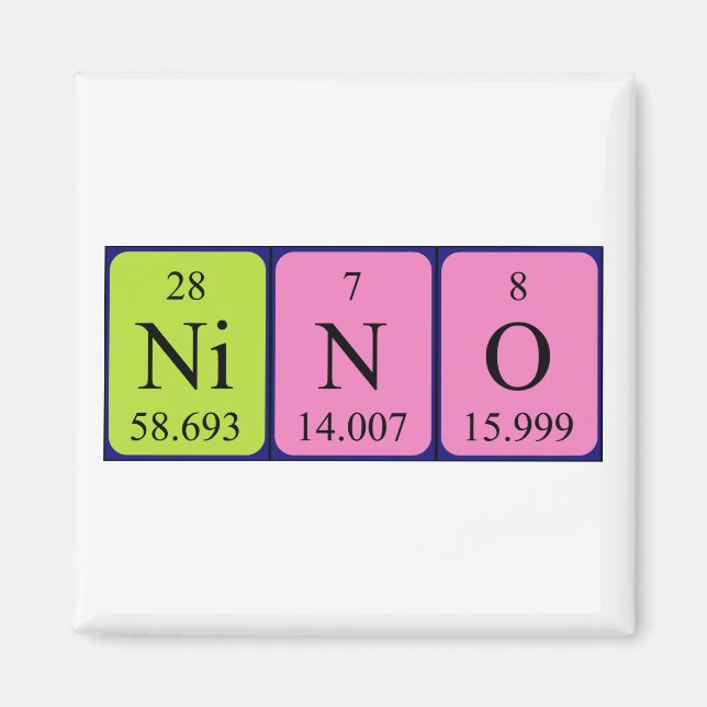 Nino Periodenmagnet Magnet (Vorne)